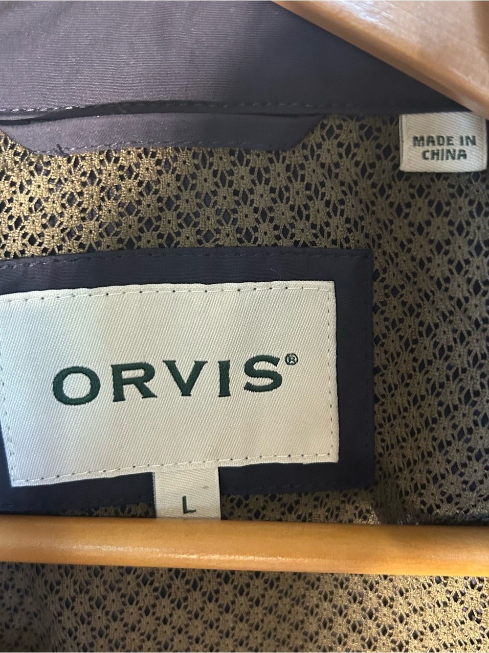 Orvis Coat Size L Pack and Go Navy Women's Trench Packable Rain Outdoor Gorpcore - Picture 7 of 12